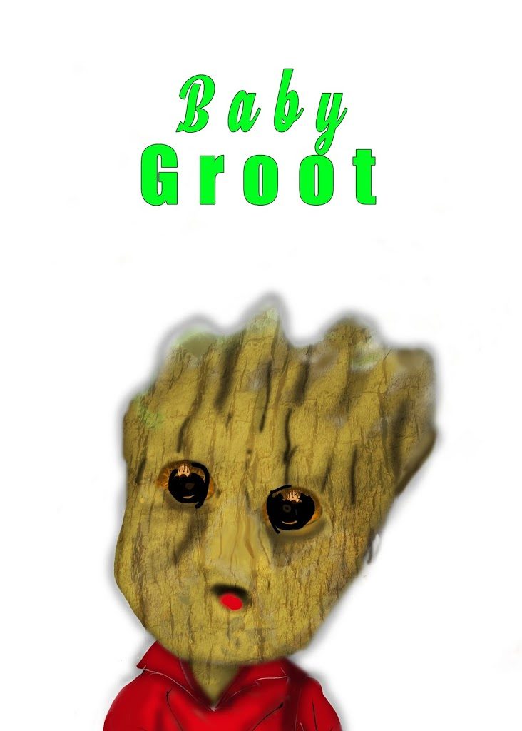 Baby Groot Ilustração